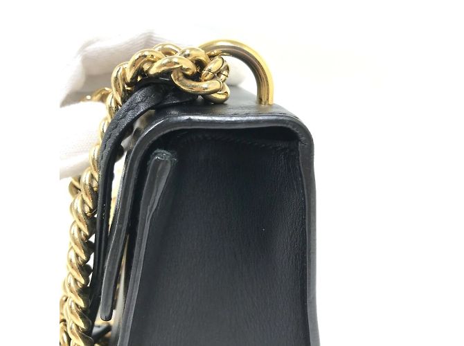 Borsa a Spalla Small Padlock Chain Gucci 409487 Nero - vista 6