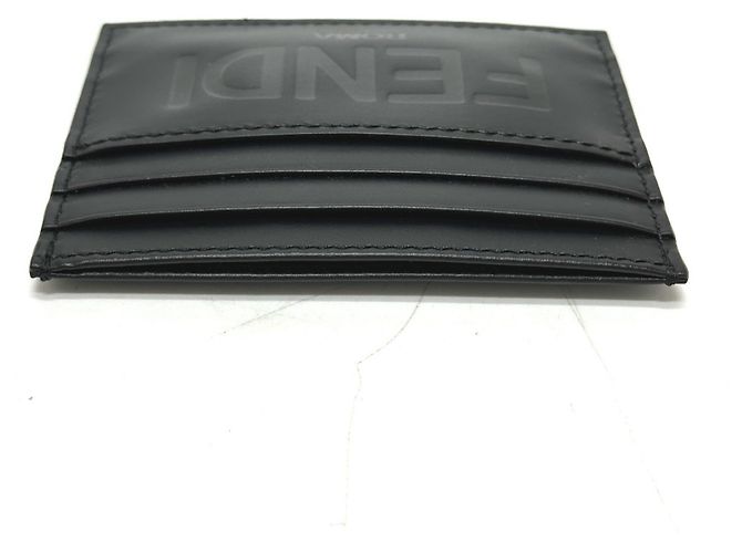 Fendi Leder Visitenkartenhalter Schwarz - Ansicht 4