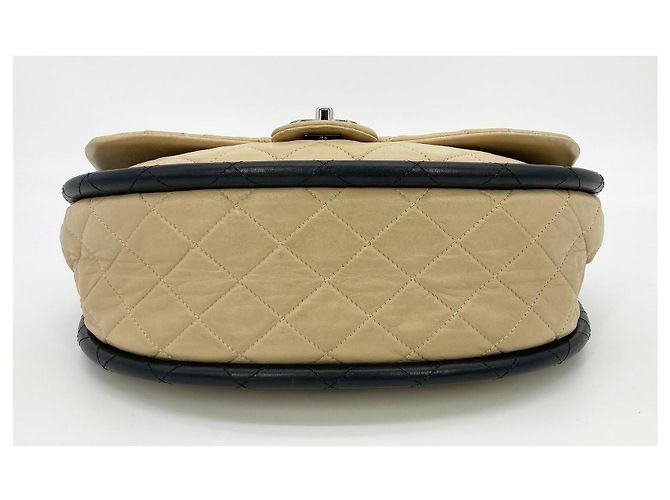Borsa Hula Hoop in pelle di agnello nuda RARA di Chanel Bianco - vista 4