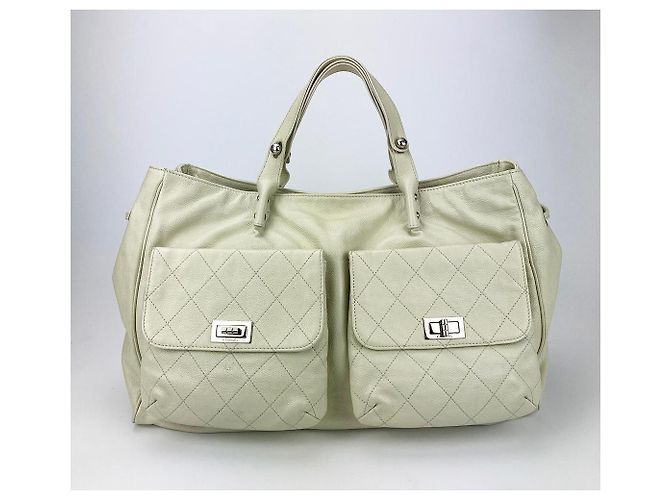 Mademoiselle Chanel White Pocket nella borsa da città Bianco - vista 5