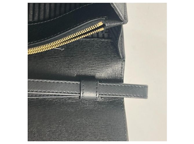 Fendi 8M0312 Flap Toujours Pouch Clutch Bag Nero - vista 15