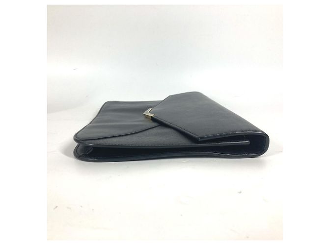 Fendi 8M0312 Flap Toujours Pouch Clutch Bag Nero - vista 4