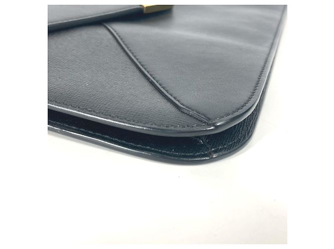 Fendi 8M0312 Flap Toujours Pouch Clutch Bag Nero - vista 7