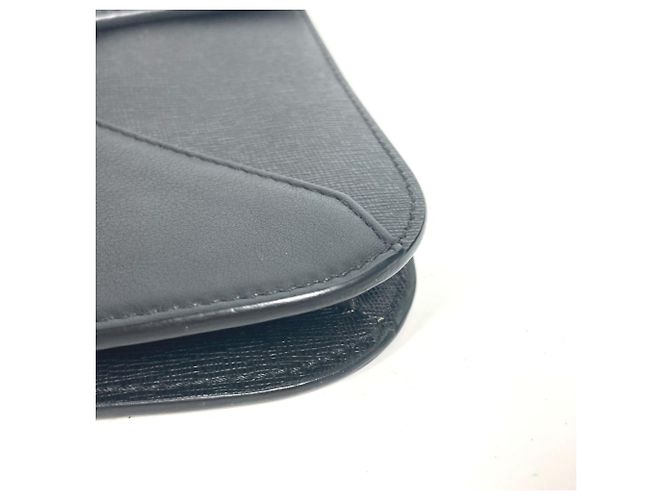Fendi 8M0312 Flap Toujours Pouch Clutch Bag Nero - vista 8