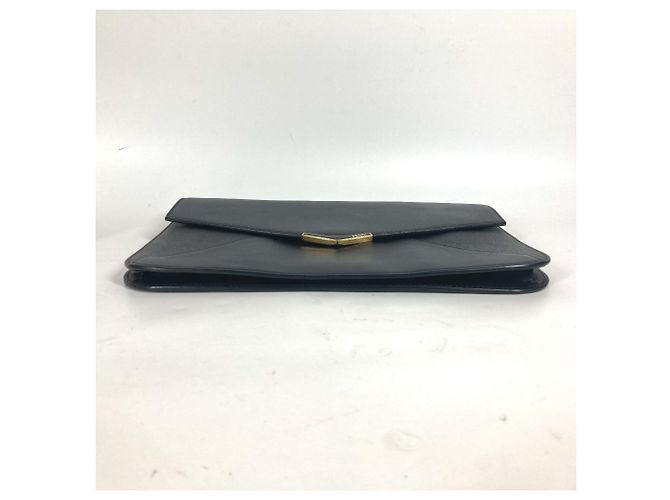 Fendi 8M0312 Flap Toujours Pouch Clutch Bag Nero - vista 9