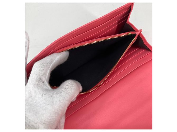 Fendi Langer Geldbeutel aus rosa Leder Pink - Ansicht 7