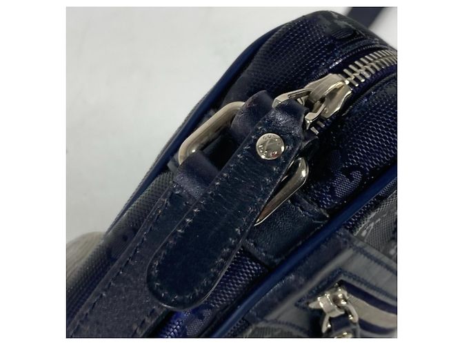 Borsa a spalla Gucci GG Imprimé Pochette Blu - vista 13