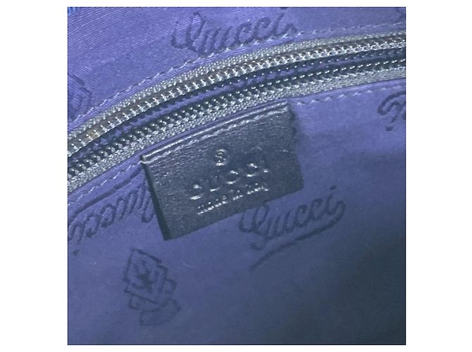 Borsa a spalla Gucci GG Imprimé Pochette Blu - vista 17