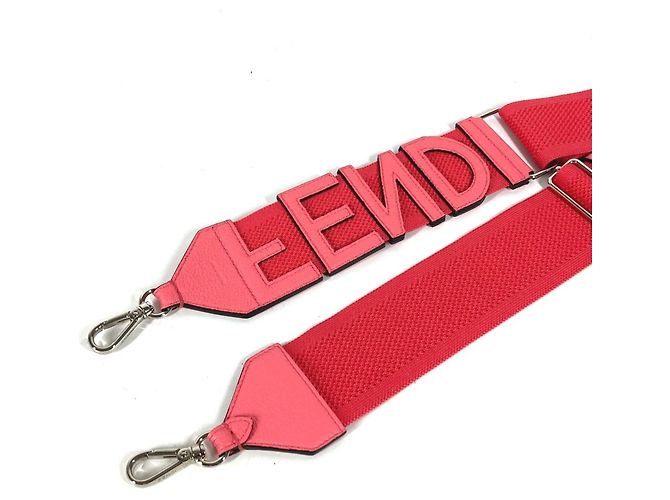 Fendi Strap You Mesh Schultertasche Pink - Ansicht 2