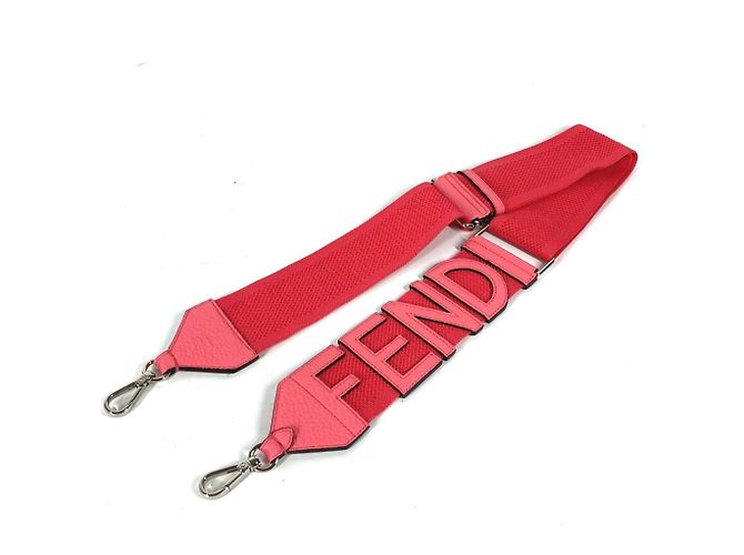 Fendi Strap You Mesh Schultertasche Pink - Ansicht 7
