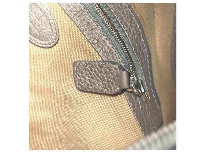 Fendi Selleria Leder Schultertasche Beige - Ansicht 13