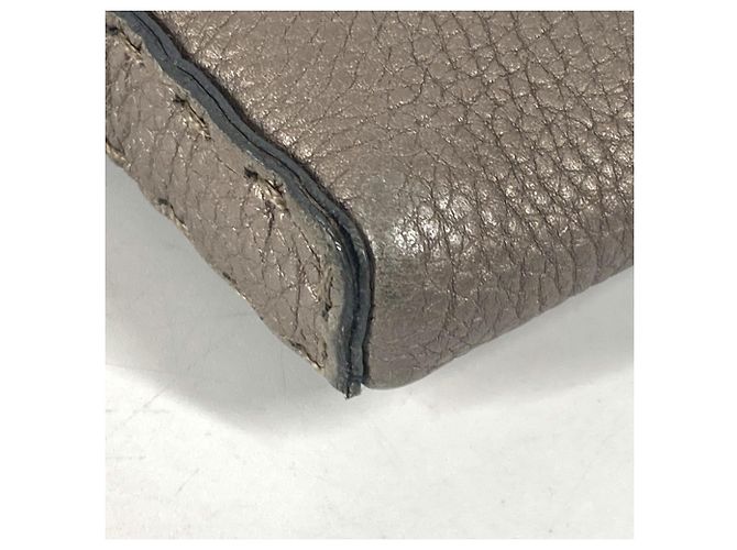 Fendi Selleria Leder Schultertasche Beige - Ansicht 6