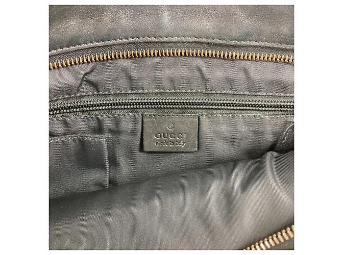 Gucci 161822 Borsa Tote Guccissima GG Nero - vista 12