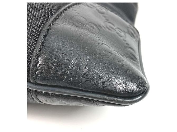 Gucci 161822 Borsa Tote Guccissima GG Nero - vista 5