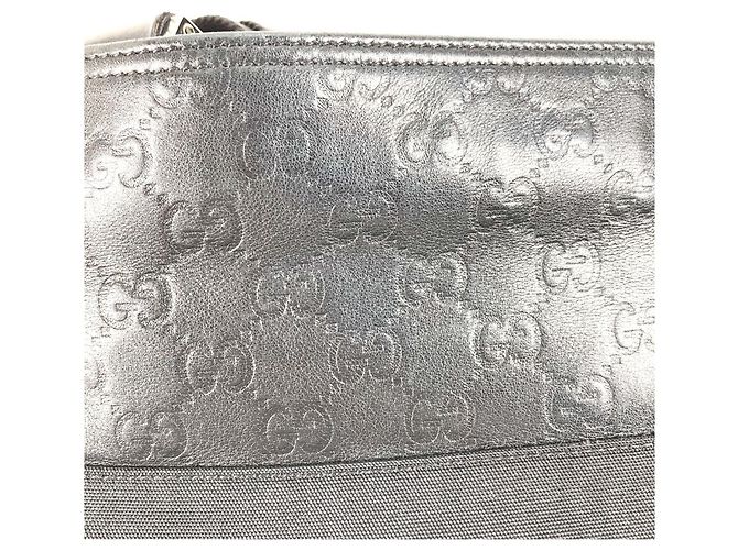 Gucci 161822 Borsa Tote Guccissima GG Nero - vista 7