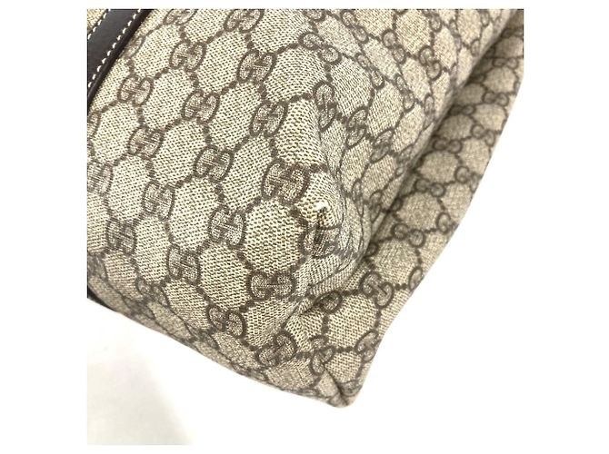 Gucci GG Plus Tragetasche Beige Dunkelbraun - Ansicht 8
