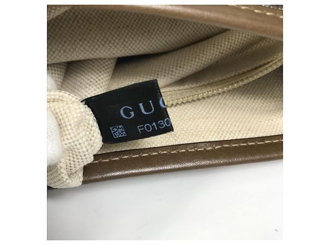 Borsa a Spalla Gucci Diamante Flap Beige - vista 11