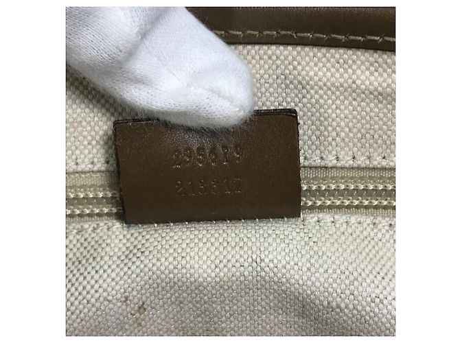 Borsa a Spalla Gucci Diamante Flap Beige - vista 12