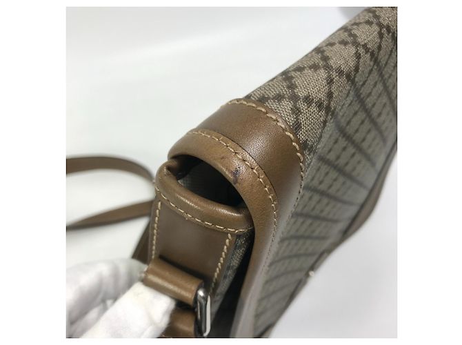 Borsa a Spalla Gucci Diamante Flap Beige - vista 13