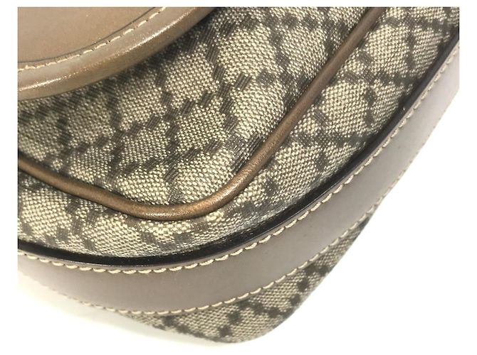 Borsa a Spalla Gucci Diamante Flap Beige - vista 5