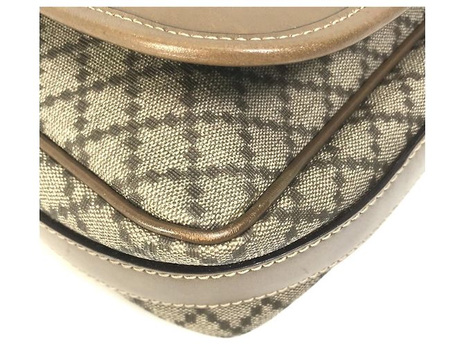 Borsa a Spalla Gucci Diamante Flap Beige - vista 6