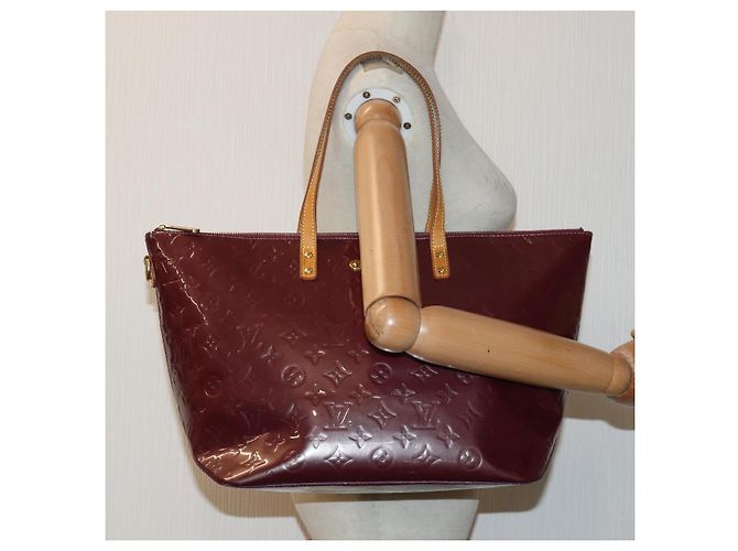LOUIS VUITTON Monogram Vernis Bellevue GM Borsa Tote Viola M93588 LV Auth ep4830 Porpora - vista 23