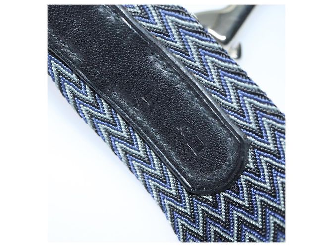 Hermès HERMES Dog Leash Canvas Blue Auth am6511 - view 11
