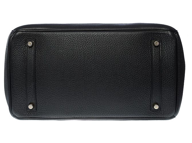 Hermès Sac HERMES Birkin 35 en Cuir Noir - 102005 - vue 10