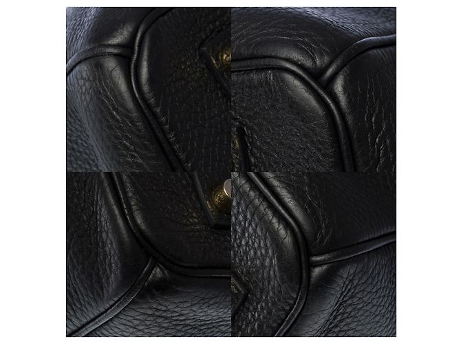 Hermès Sac HERMES Birkin 35 en Cuir Noir - 102005 - vue 11