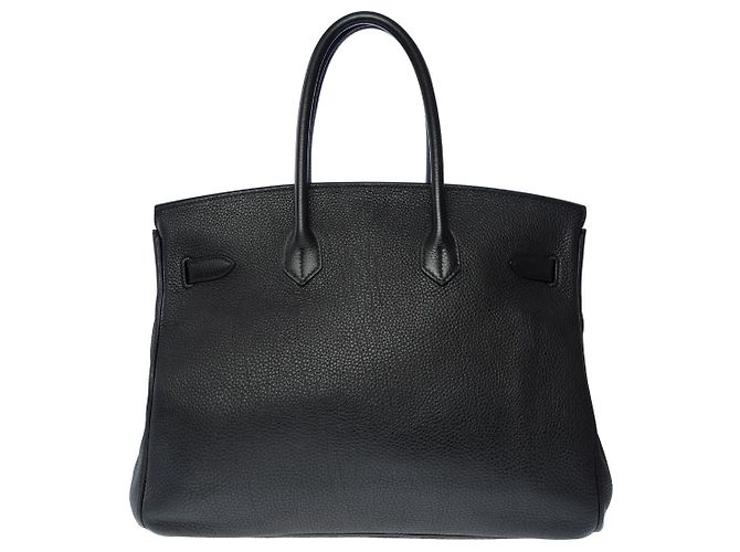 Hermès Sac HERMES Birkin 35 en Cuir Noir - 102005 - vue 3