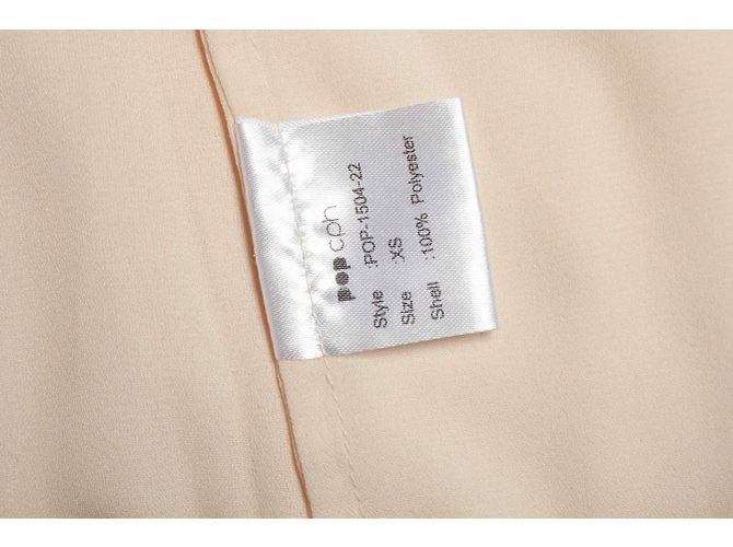 Autre Marque Popcph, Bluse Georgette Hemdkleid in Ecru - Ansicht 5