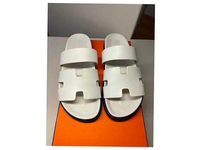 Sandali Ankara Hermès Bianco - vista 2