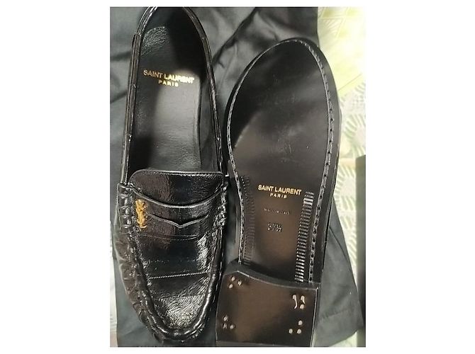 Saint Laurent Die Loafer-Mokassins aus Aalleder 15MM - Ansicht 3