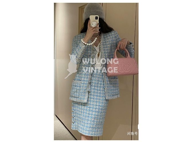Cambon Colección de pasarela de Chanel 1993 Azul - vista 12