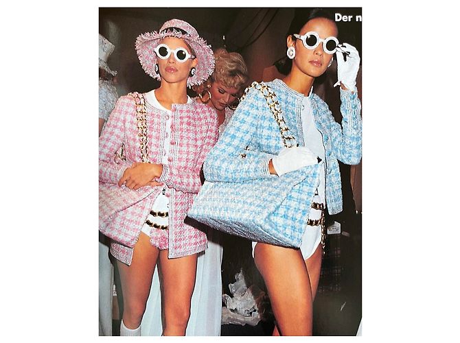 Cambon Colección de pasarela de Chanel 1993 Azul - vista 13