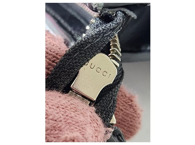 Borsa Clutch Gucci GG Supreme Web Nero - vista 10