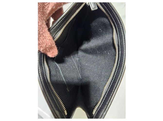 Borsa Clutch Gucci GG Supreme Web Nero - vista 12