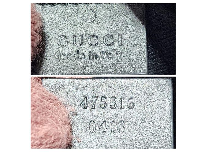 Borsa Clutch Gucci GG Supreme Web Nero - vista 5