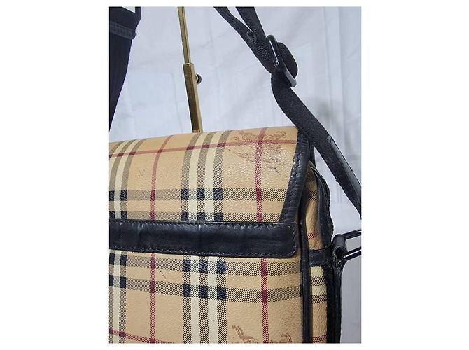 Burberry Messenger Crossbody Shoulder Bag BeigeBlack - view 10