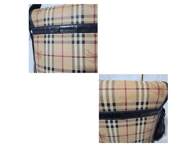 Burberry Messenger Crossbody Shoulder Bag BeigeBlack - view 13