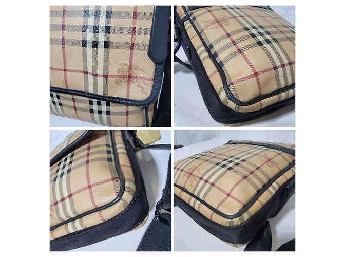 Burberry Messenger Crossbody Shoulder Bag BeigeBlack - view 4