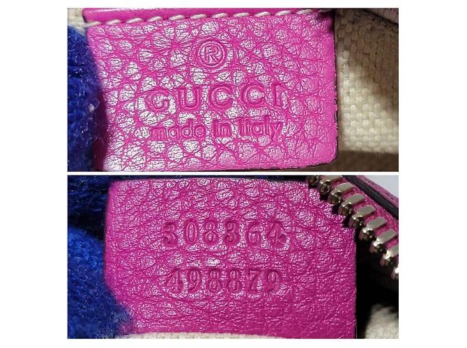GUCCI Borsa Disco Soho Piccola in Pelle di Vitello Rosa Magenta - vista 10