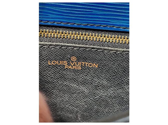 LOUIS VUITTON Epi Saint Cloud GM Schultertasche Blau - Ansicht 4
