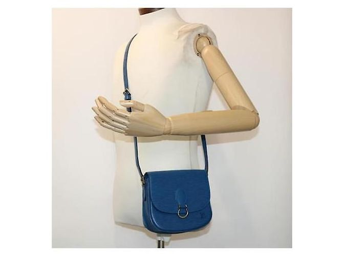 LOUIS VUITTON Epi Saint Cloud GM Schultertasche Blau - Ansicht 5