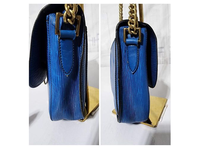 LOUIS VUITTON Epi Saint Cloud GM Schultertasche Blau - Ansicht 6