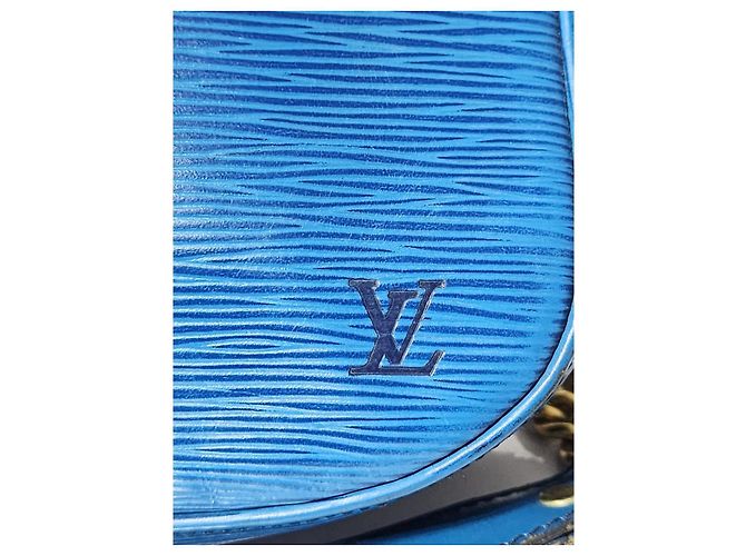 LOUIS VUITTON Epi Saint Cloud GM Schultertasche Blau - Ansicht 8