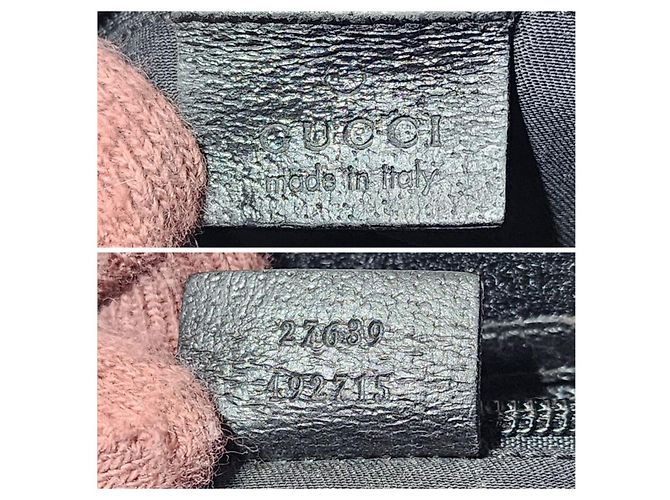 Borsa a tracolla Gucci GG Canvas Nera Nero - vista 4