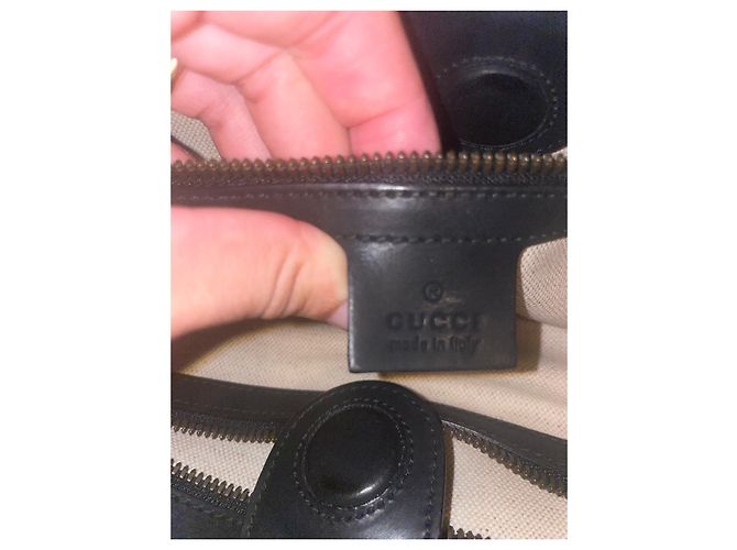 Borsa Gucci Camel in tessuto Cammello - vista 5