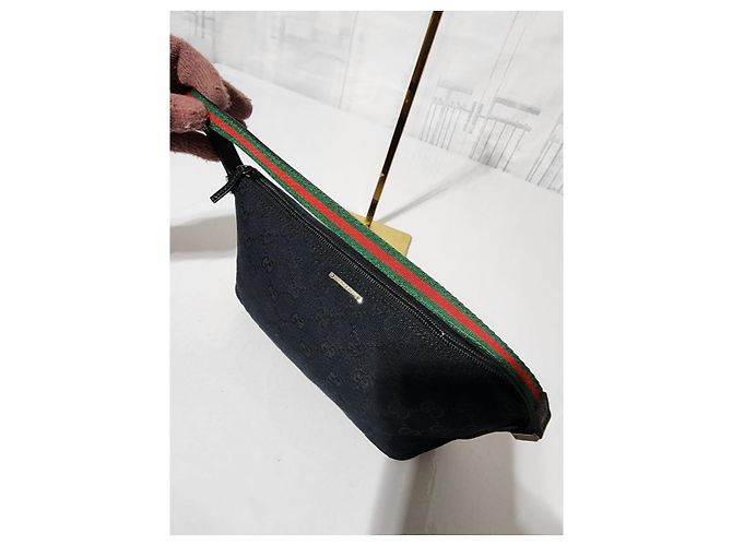 Pochete Sherryline em canvas GG Gucci preta Preto - vista 11