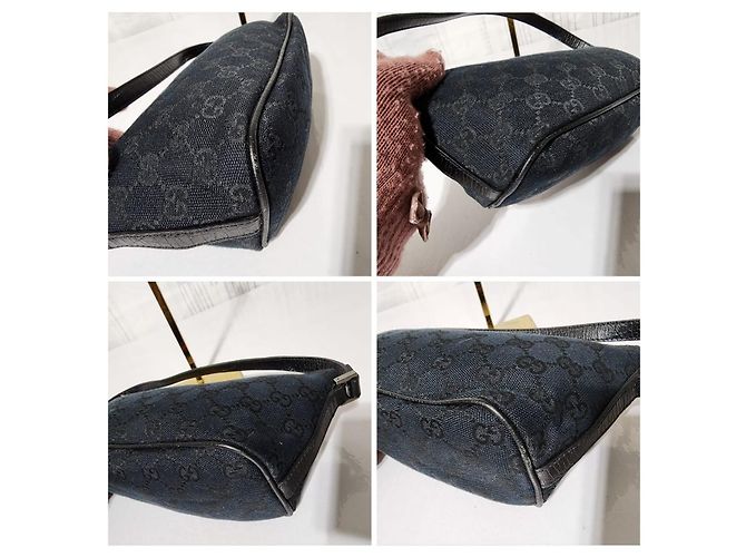 Pochete Sherryline em canvas GG Gucci preta Preto - vista 12